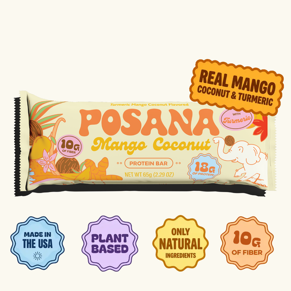 Posana Mango Coconut Turmeric (12-pack), New Recipe