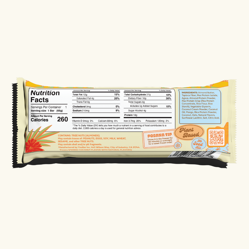 Posana Mango Coconut Turmeric (12-pack), New Recipe